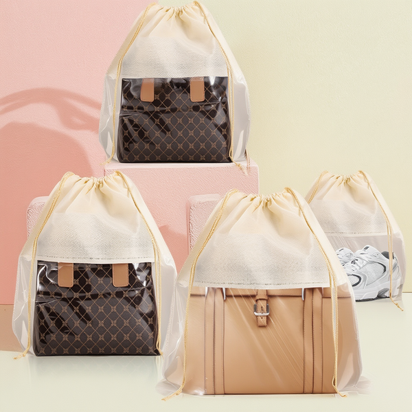 Clear-View Drawstring Bags