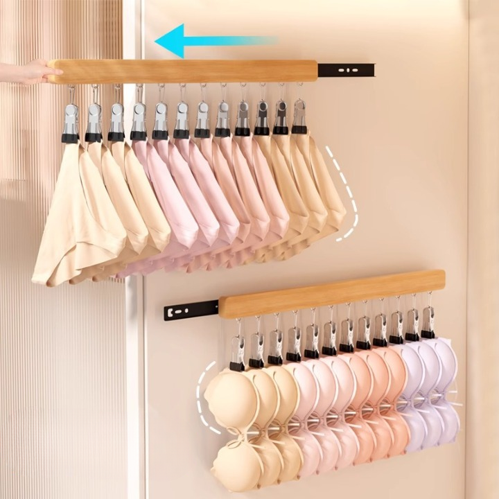 Retractable Hanger (8 Clips)
