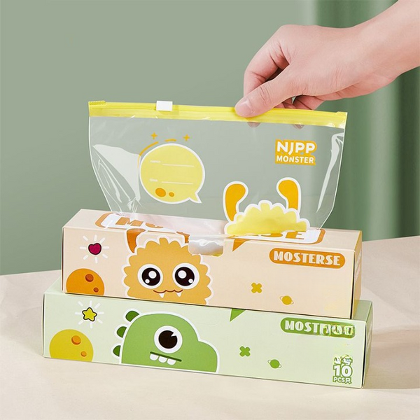 Zipper Lock Bags  (40 Pcs Medium + 15 Pcs Large)