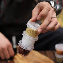 Stackable Spice & Dip Jars