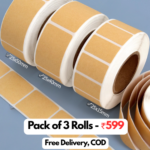 Craft Paper Sticker Roll (320 Stickers/roll)