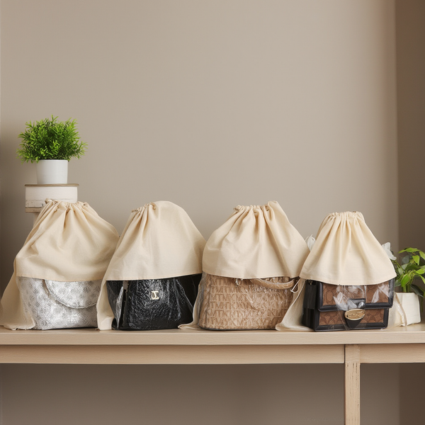 Clear-View Drawstring Bags